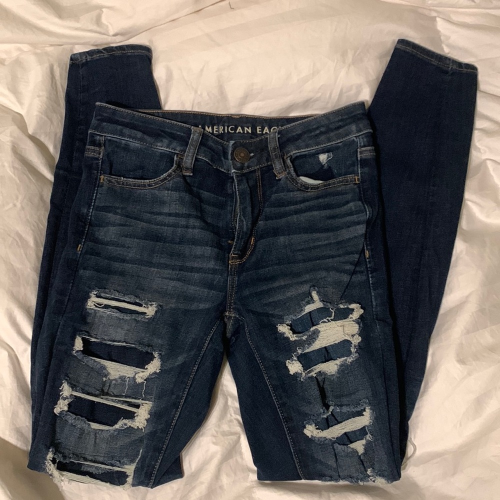 AE hi rise jeggings